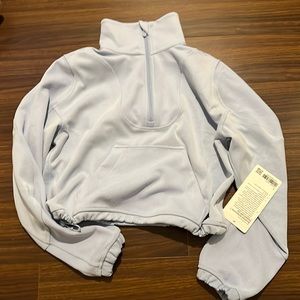 Lululemon brushed softstreme ribbed half zip